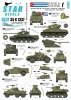 Star Decals 35-C1337 Tanks & AFVs in Cuba # 1. M4A3E8 Sherman, A34 Comet, Staghound, Greyhound, M3A1 Scout Car, M3A1 Stuart.1/35